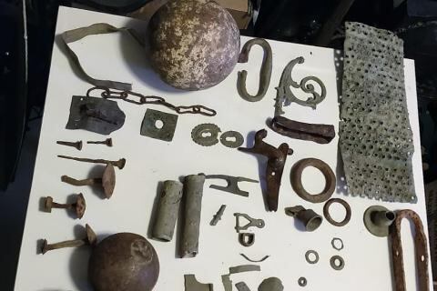 Objetos pode ter sido usados na batalha de 1842