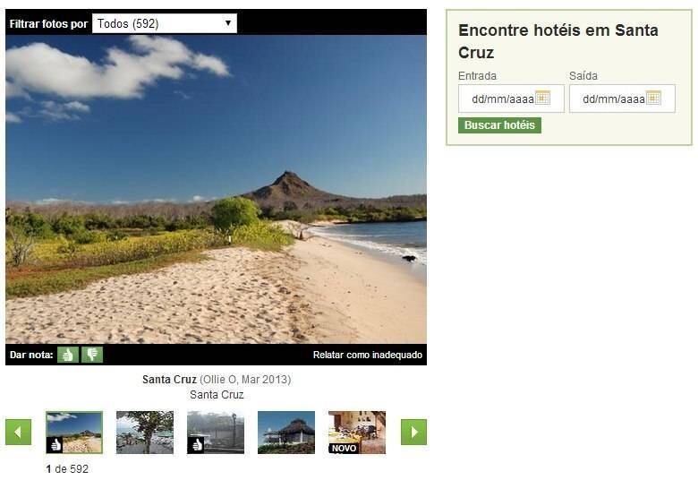 Outra ilha do arquipélago de Galápagos que está no ranking é Santa Cruz —
sexto lugar. O site indica aos viajantes que se refresquem com um mergulho nas
águas agradáveis de Puerto Ayora, pratiquem snorkel na baía de Tortuga ou na praia
El Garrapatero. Quem quiser passar o Carnaval nessa ilha terá que desembolsar pelo menos R$ 281 por dia só de hospedagem
