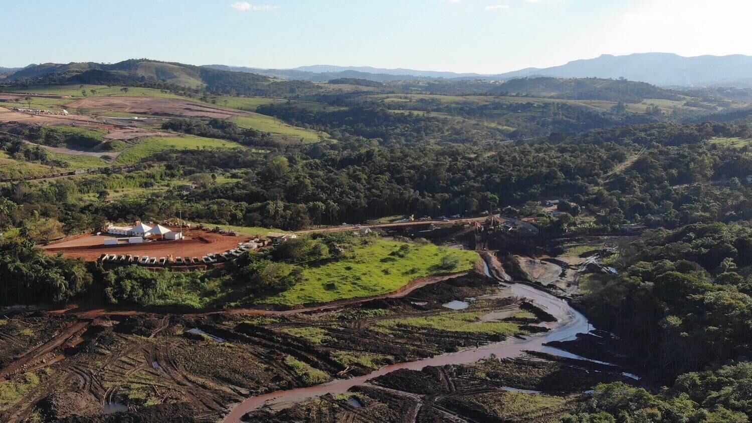 Barragem de Brumadinho rompeu no dia 25 de janeiro deste ano
