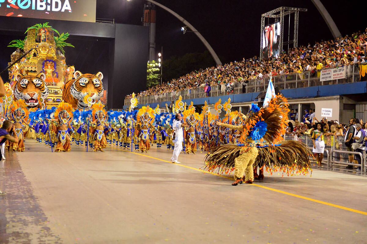 Com o samba-enredo "O Império dos Mistérios", a escola da zona norte paulistana encantou o Anhembi