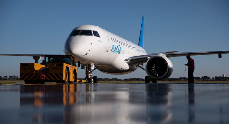 Avião da Placar, que Leila Pereira comprou para o Palmeiras