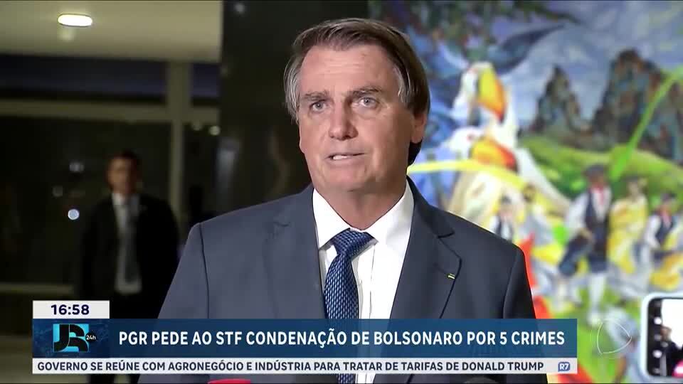 PGR pede a prisão de Bolsonaro e mais sete investigados por tentativa de golpe em 2022