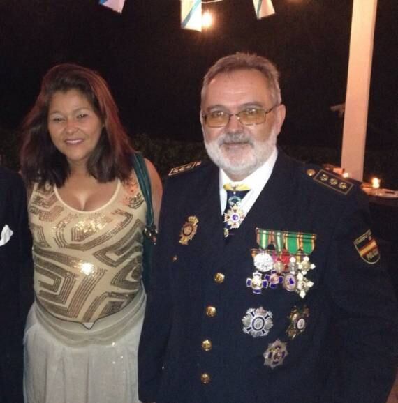 Jesús Figón e sua mulher brasileira Rosemary Justino Lopes
