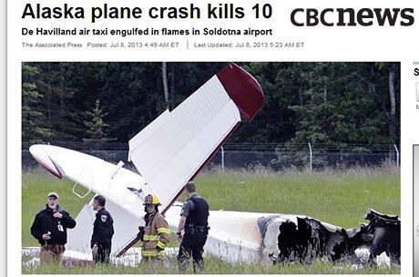 O avião havia acabado de decolar com nove passageiros e um piloto a bordo quando aconteceu a explosão