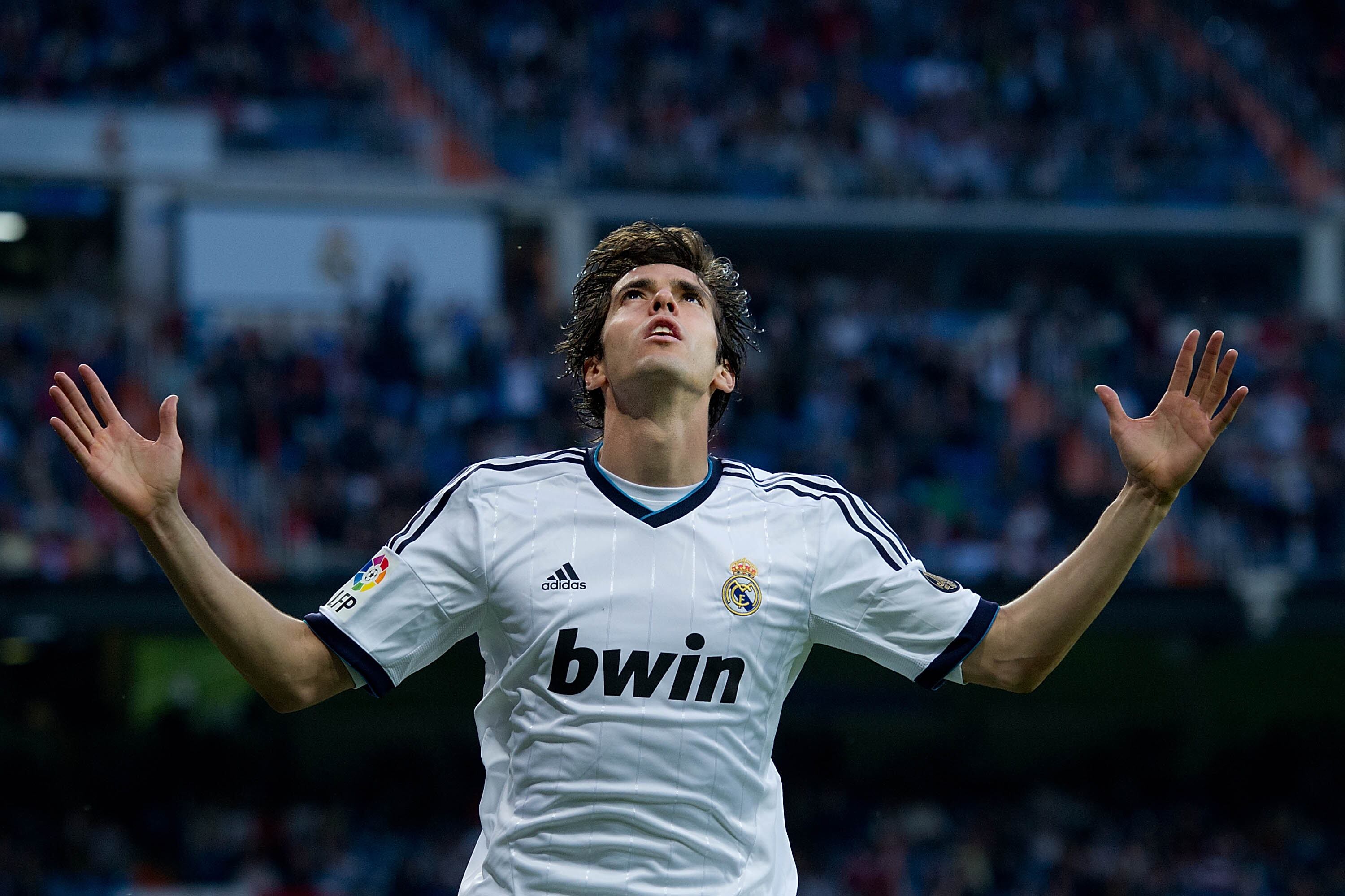 Kaká comemora gol marcado pelo Real Madrid