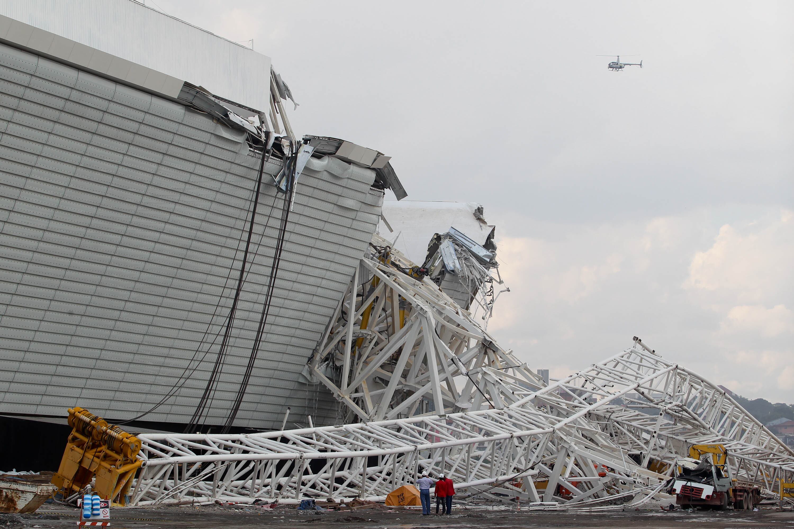 Caixa-preta do guindaste alemão apresentou problemas

