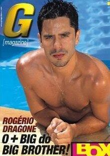 Rogério Dragone, conhecido como Rogério Coveiro no BBB4, fez sucesso na capa da G Magazine  