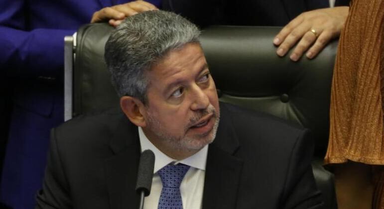Arthur Lira durante a eleição para a presidência da Câmara dos Deputados