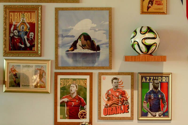 Google preparou ambiente "futebolístico" para inspirar desenhistas