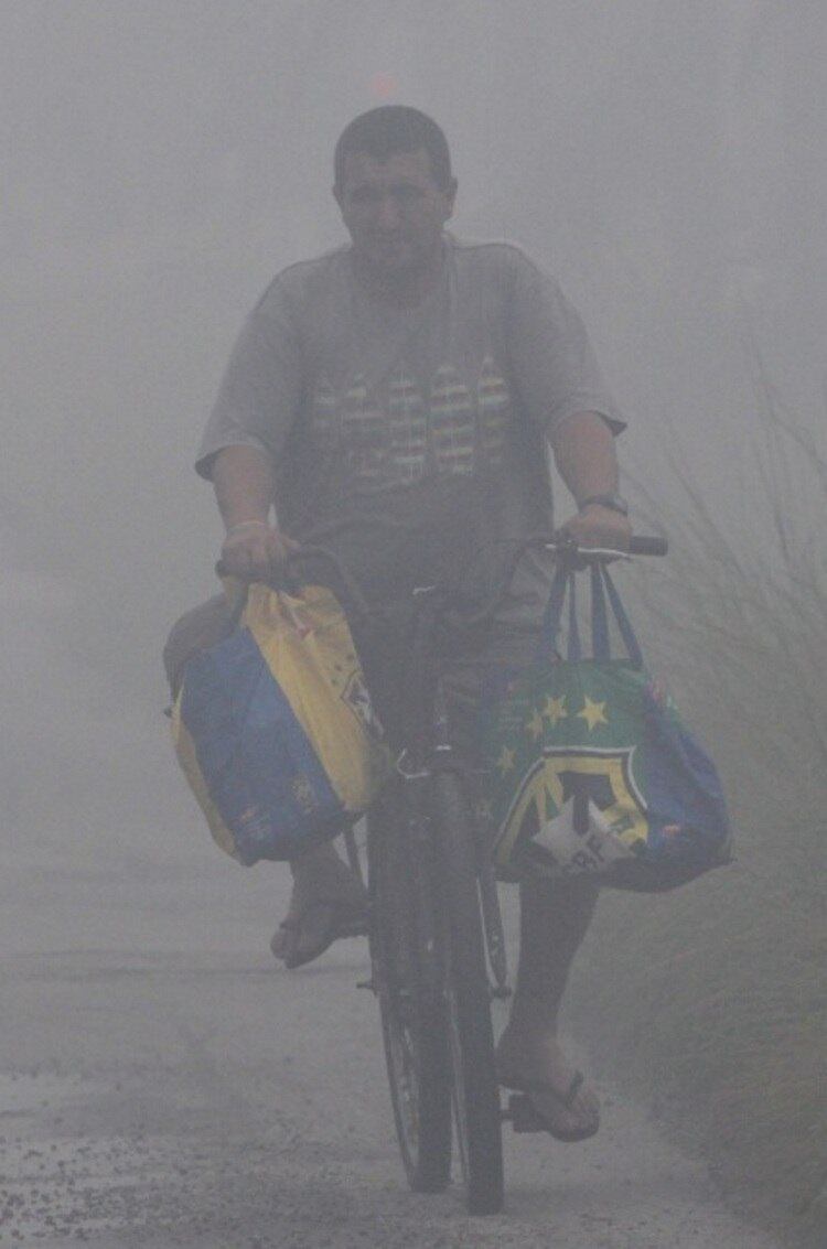 Fumaça tóxica tomou conta da região