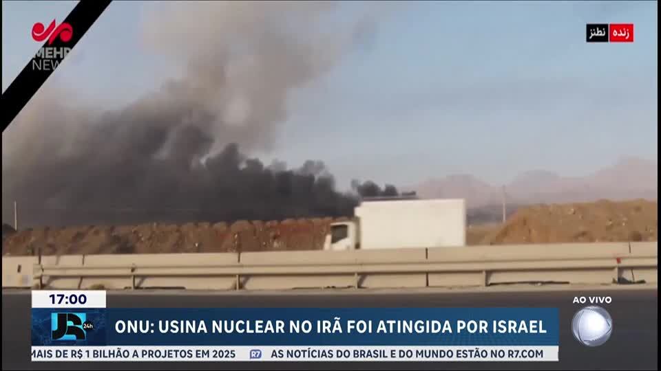 Usina nuclear no Irã sofre impactos diretos de bombardeios israelenses, segundo agência da ONU