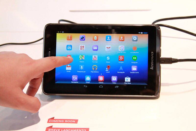 Além dos tablets, da Lenovo ainda promete o lançamento de alguns modelos de smartphones no mercado brasileiro