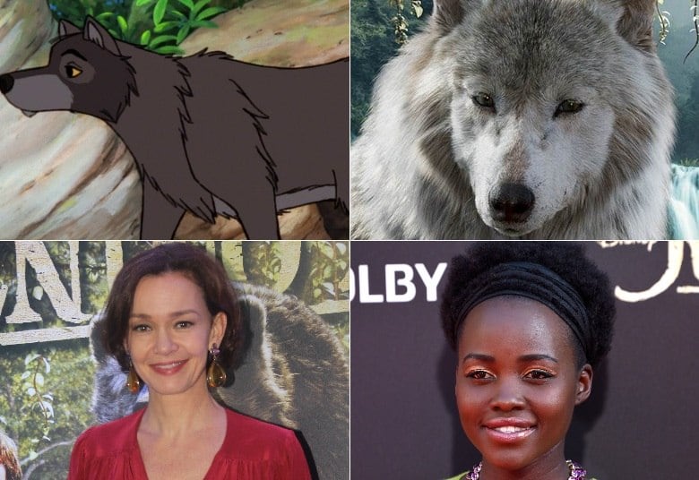 Raksha — Lupita Nyong'o e Julia Lemmertz
A loba é dublada por Júlia Lemmertz aqui no Brasil e por Lupita Nyong'o na versão em inglês. Divas! Quem já assistiu à versão dos EUA garante que Lupita dá um show de interpretação apenas com a voz