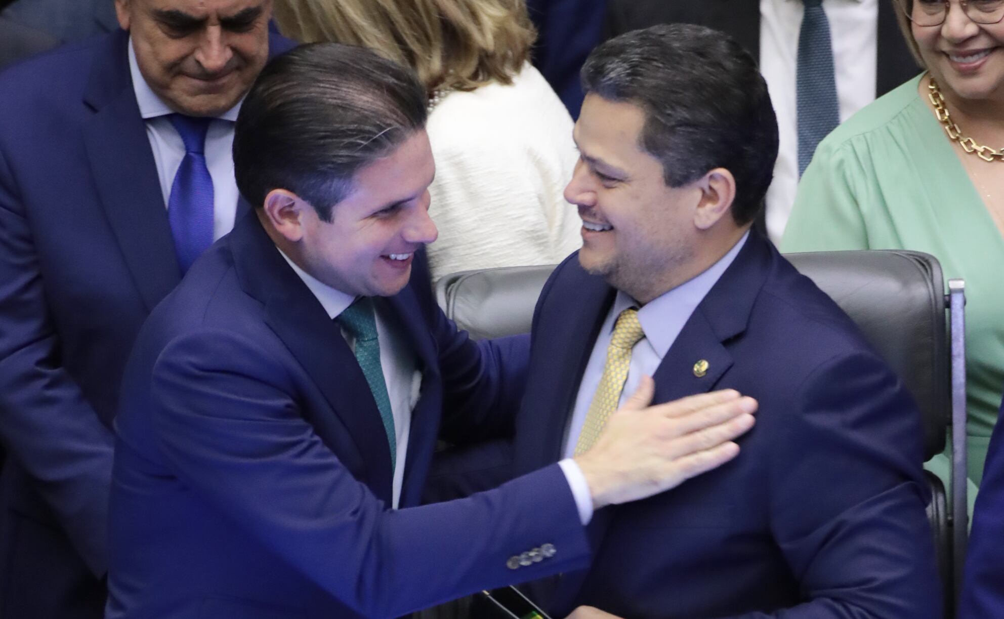 Hugo Motta e Davi Alcolumbre