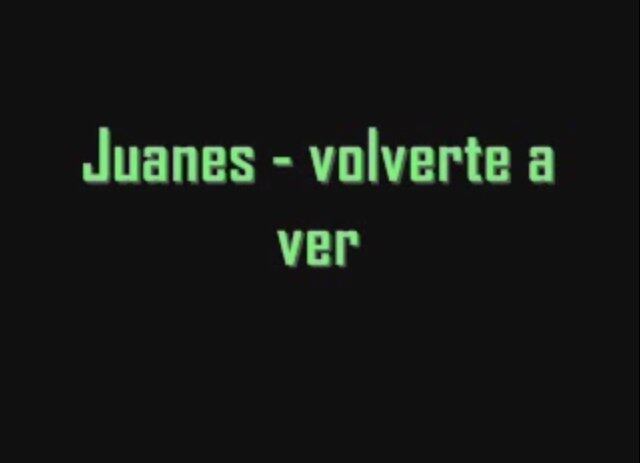 Messi gosta tanto do cantor colombiano que incluiu outra canção de Juanes em sua playlist motivacional. Trata-se da música Volverte a ver (Voltar a te ver).

Juanes volverte a ver (Clique aqui e ouça)
