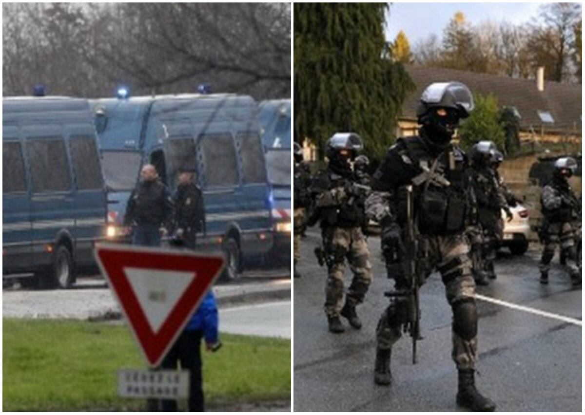 Os dois suspeitos de terem cometido o
atentado contra a redação, foram cercados pela polícia e já fizeram pelo menos
um refém em empresa Dammartin-em Goele na manhã desta sexta-feira (9). Eles
teriam também tomado à força um veículo na cidade de Montagny-Sainte-Félicité.
A polícia tenta negociar com os terroristas, segundo informações da mídia
local