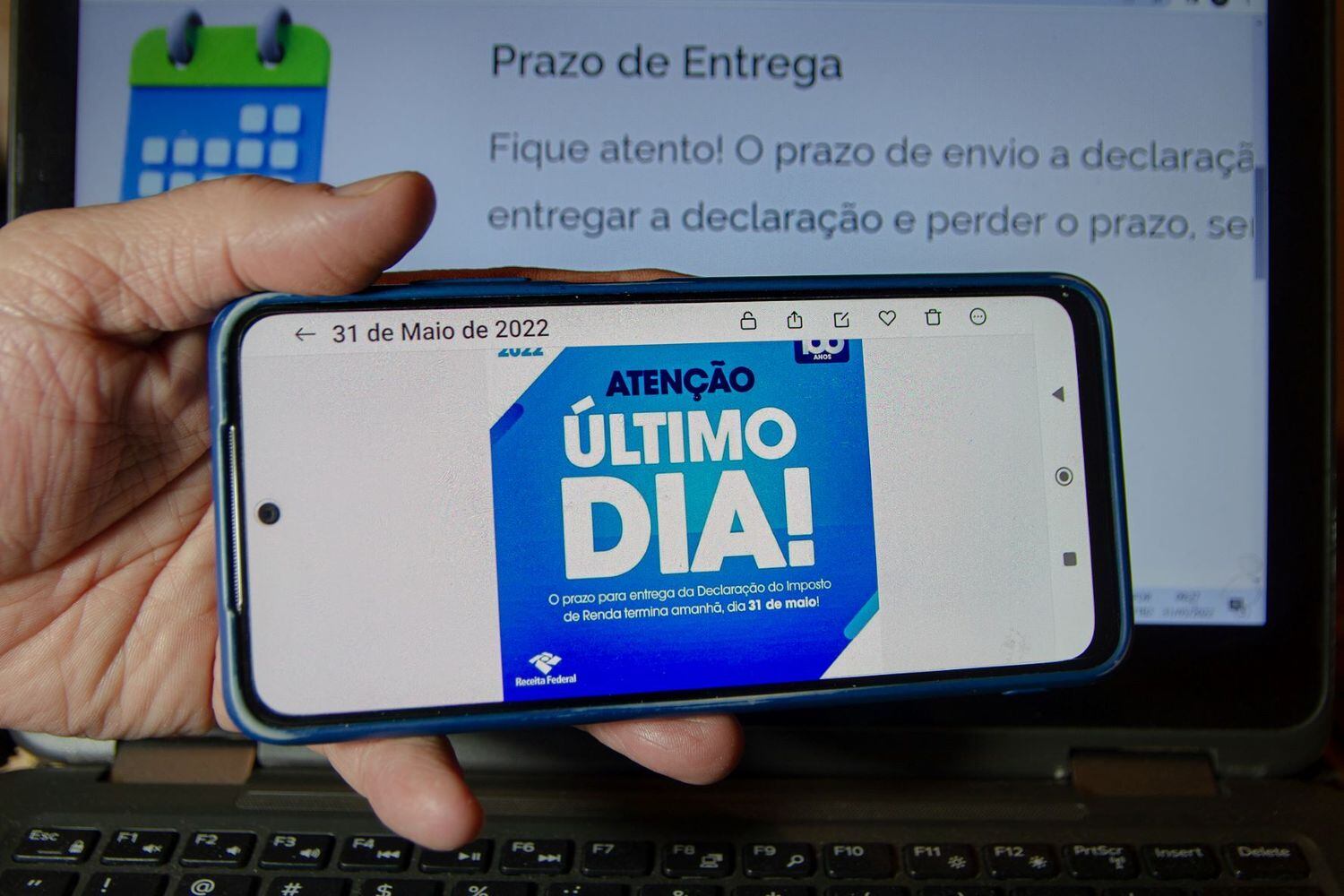 O valor mínimo da multa é de R$ 165,74 para quem não entregar a declaração no prazo