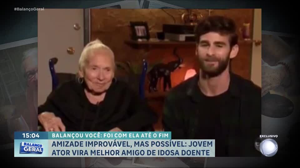Balançou Você: Ator que sonhava com Hollywood vira amigo de idosa com câncer e cuida dela até o fim