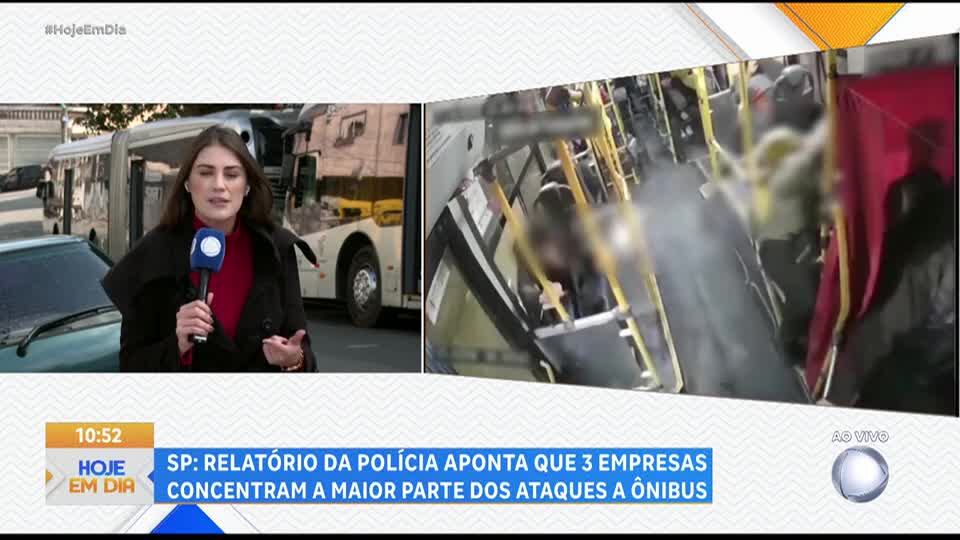 SP: relatório da polícia aponta que três empresas concentram a maior parte dos ataques a ônibus