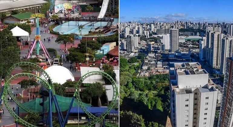 Terreno do antigo Playcenter é ocupado por prédios
