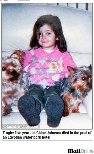 Segundo a mãe, Chloe era
saudável