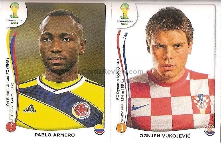 O
site também mostrou as figurinhas de alguns jogadores, como o colombiano Pablo
Armero e o croata Ognjen Vukojevic, adversário do Brasil na estreia, no dia 12 de junho

