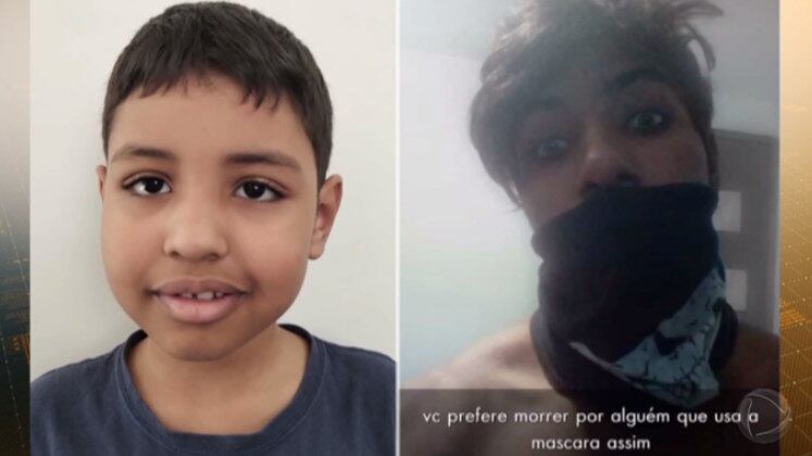 Esquartejado pelo próprio irmão

Caio França Alcântara, um menino autista de 7 anos, que estava desaparecido e foi encontrado morto dentro de casa, no Jardim Ângela, na zona sul de São Paulo. O menino foi visto pela última vez pela mãe antes de sair para trabalhar e ficou 24 horas desaparecido. Os pais deram entrevista ao Cidade Alerta para falar sobre o desaparecimento sem saber que o corpo da criança estava em casa. O cadáver foi encontrado esquartejado no quarto do irmão, Guilherme França Alcântara, de 19 anos. Segundo a polícia, o quarto do suspeito estava com um cheiro forte misturado com perfume. Foram encontrados dois sacos pretos com partes do corpo da criança, um embaixo da cama e outro no guarda-roupa 