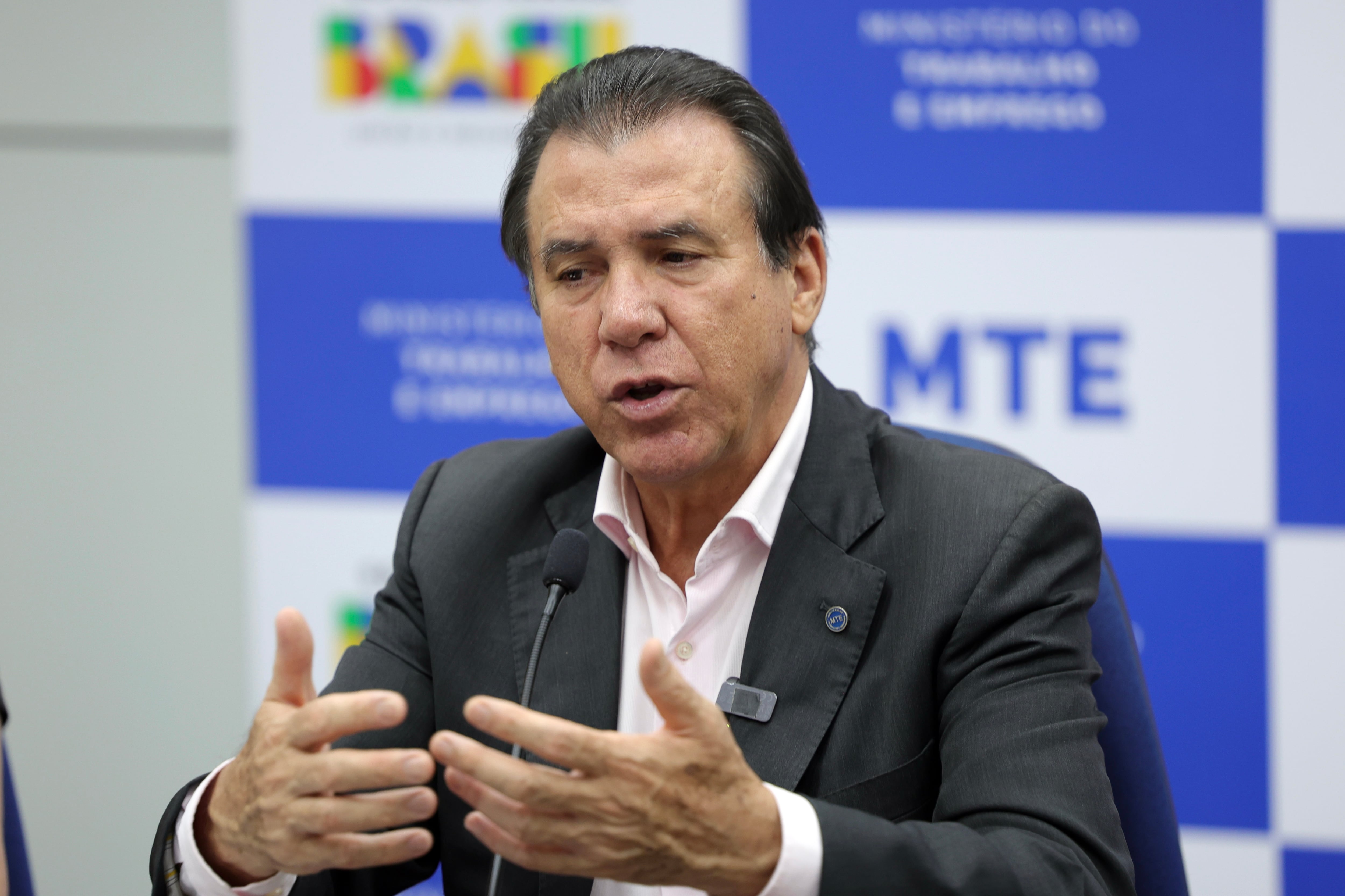 Ministro do Trabalho e Emprego, Luiz Marinho, comentou dados do Novo Caged referentes a novembro