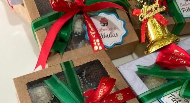 Empresário investiu na produção de kits com variação de brigadeiros para vender