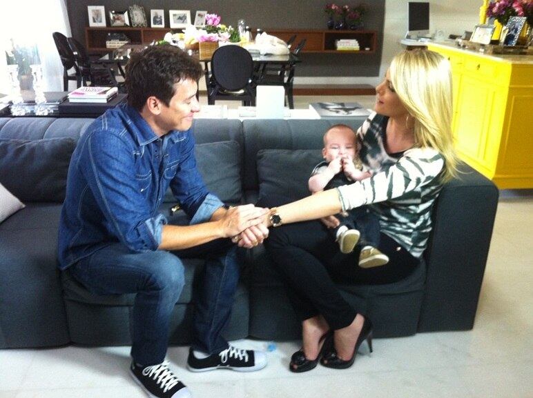 Rodrigo Faro visitou Ana Hickmann