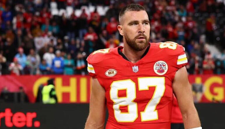3. Travis Kelce

Parece que as mulheres do Reino Unido concordam com Taylor Swift e consideram o jogador de futebol americano o terceiro atleta mais sexy, com uma nota de 8,9
