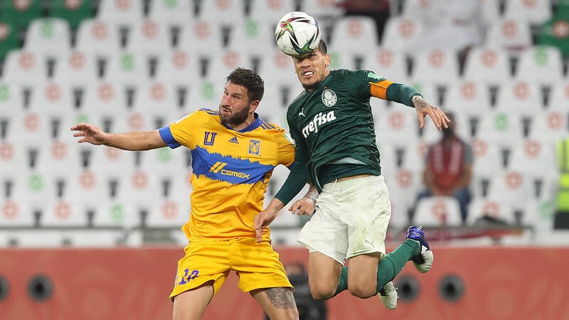 Palmeiras (2021)
Na queda mais recente, o Palmeiras foi eliminado pelo Tigres, do México, já na semifinal. Na disputa do 3º lugar, nova derrota, desta vez para o Al-Ahly, do Egito, que ficou com o lugar no pódio. A participação alviverde nesse Mundial foi a pior de um clube brasileiro, desde que o torneio passou a ser organizado pela Fifa.

