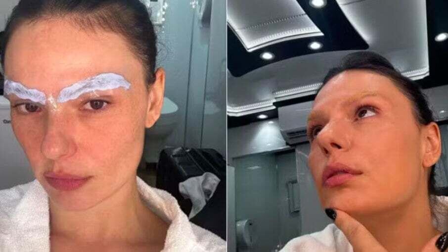 Isis Valverde descolore as sobrancelhas. Especialista explica sobre o procedimento