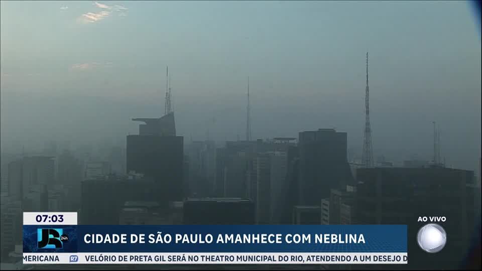 São Paulo amanhece com neblina e tem alerta para clima seco nesta terça (22)