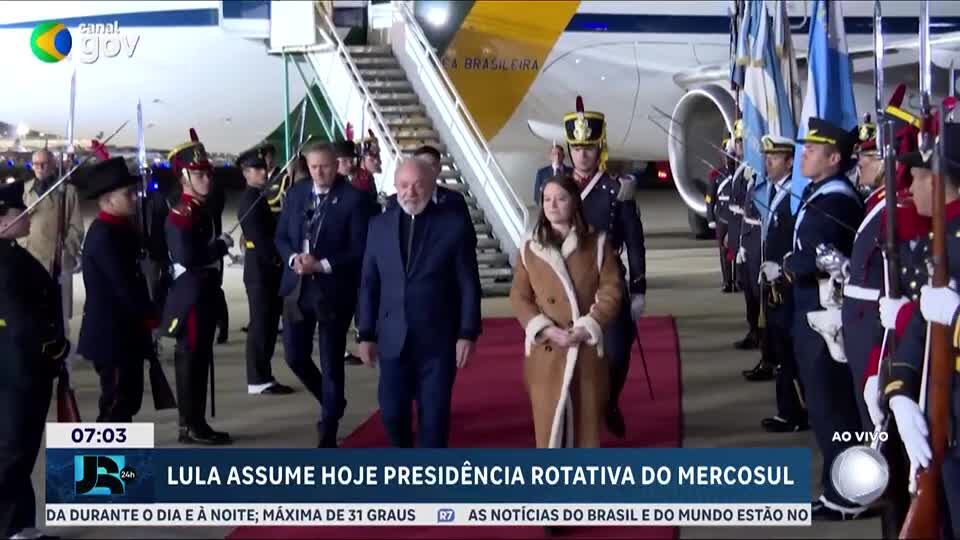 Lula assume presidência rotativa do Mercosul