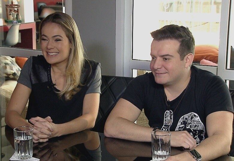 O programa Gugu exibe uma entrevista com o casal Belutti e Thaís
Pacholek nesta quarta-feira (11)