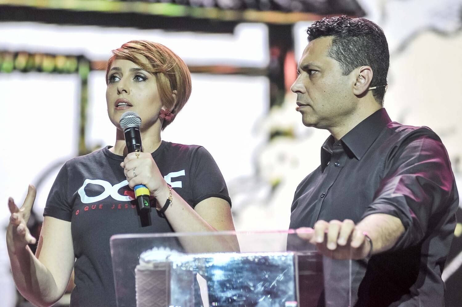 Cristiane e Renato Cardoso falaram para 40 mil pessoas