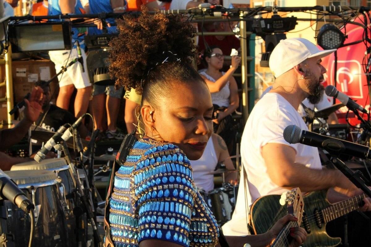 Margareth Menezes também agitou a capital baiana