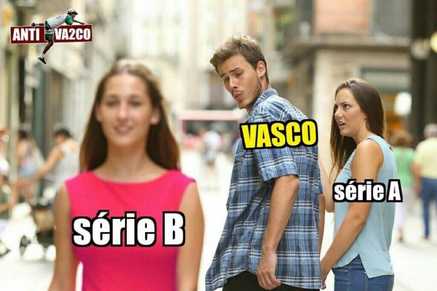 Internautas tiram sarro do Vasco na zona de rebaixamento