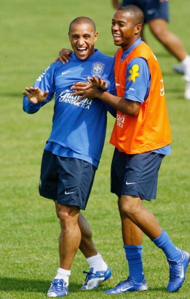 Na seleção brasileira a dupla também não se desgrudava