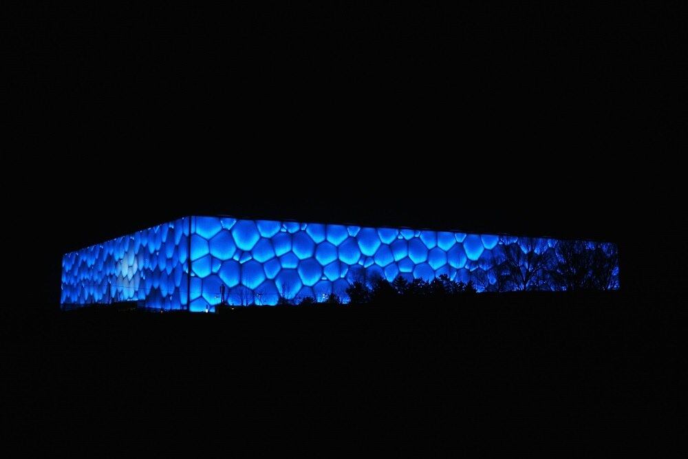 Centro Aquático Nacional de Pequim
Localização: Pequim, China
Capacidade: 17.000


