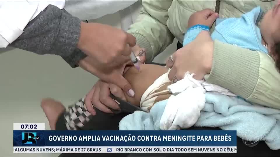 Governo amplia vacinação contra meningite para bebês