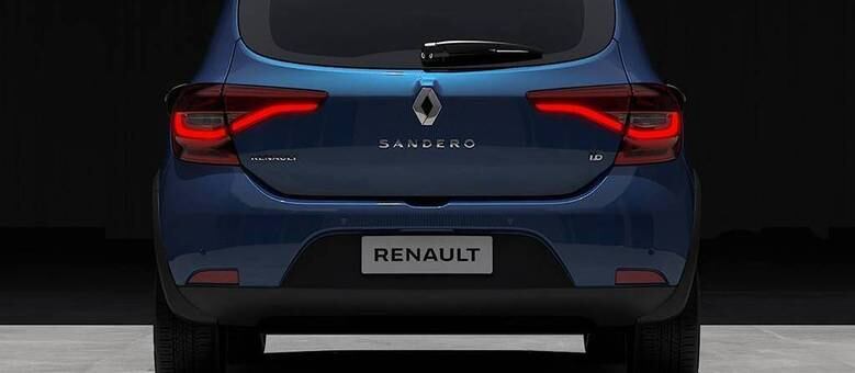 Visual divulgado pela Renault ainda em projeção, após vazamentos de imagens