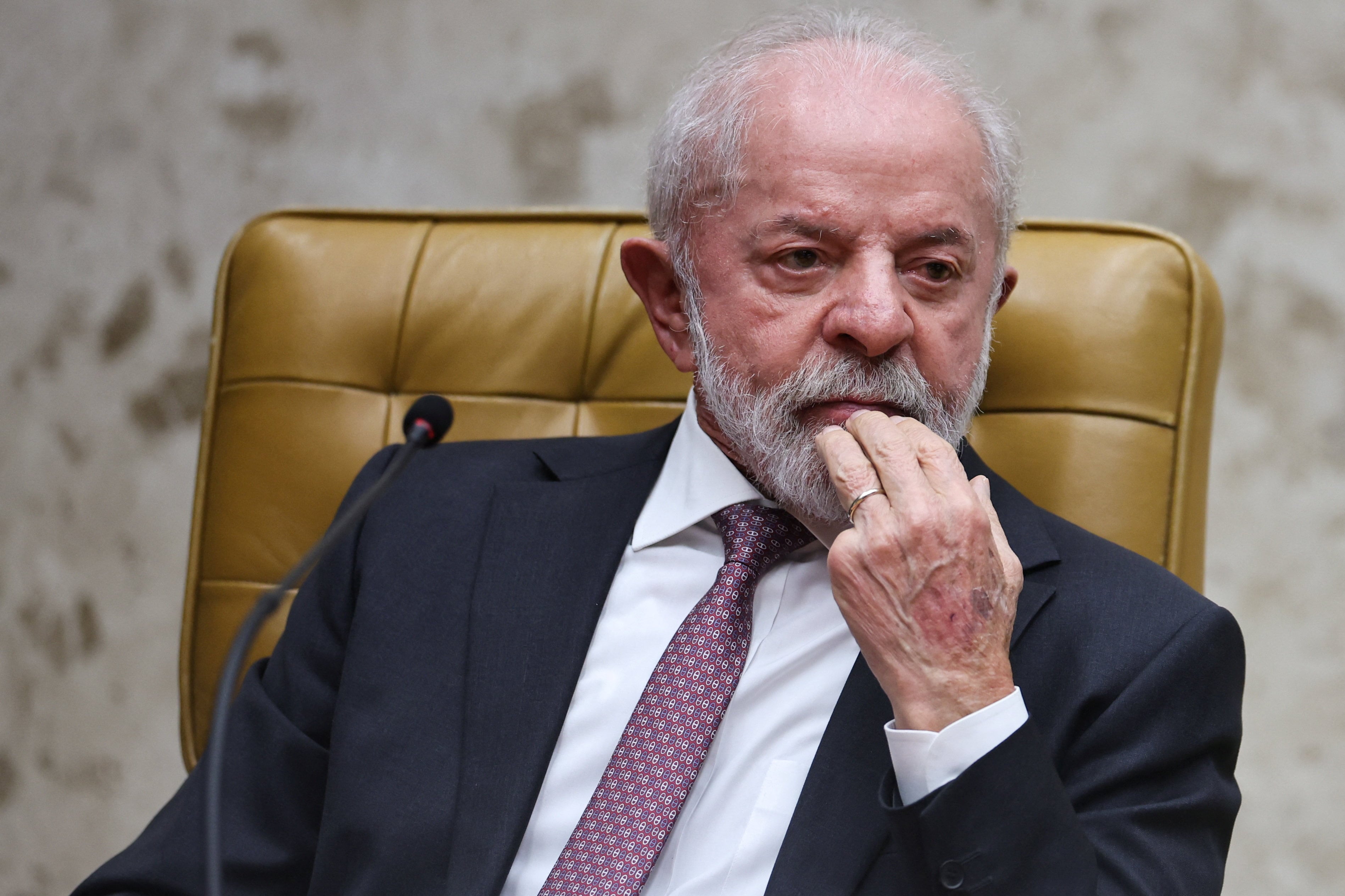 Brazil's President Luiz Inacio Lula da Silva attends opening ceremony of the judicial year at the Supreme Court in Brasilia, Brazil February 2, 2026. REUTERS/Adriano Machado
