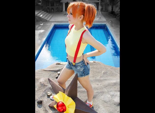Olha aí a Misty e o Staryu! Bem fiéis ao animê