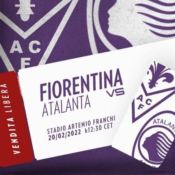 Ingressos à venda, no Twitter da Fiorentina