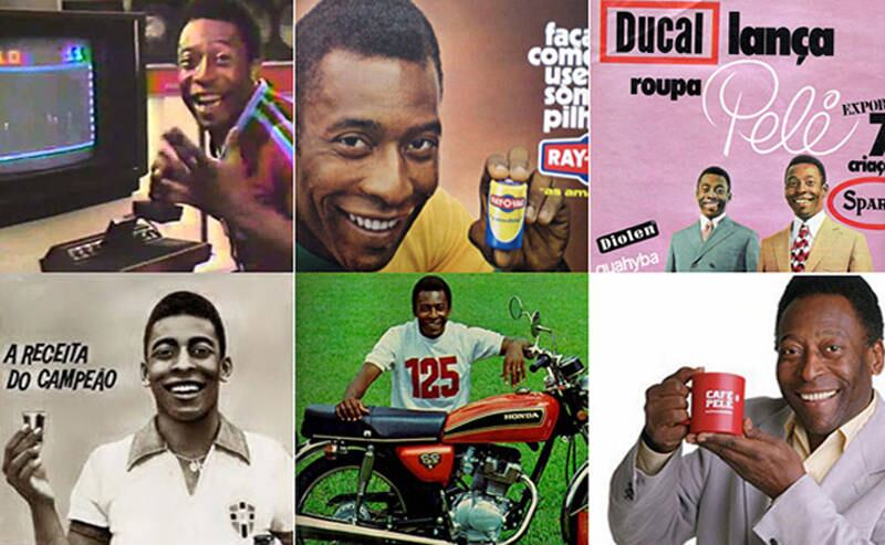 Pelé mostrou o caminho a Neymar. Fez propaganda de tudo que pôde