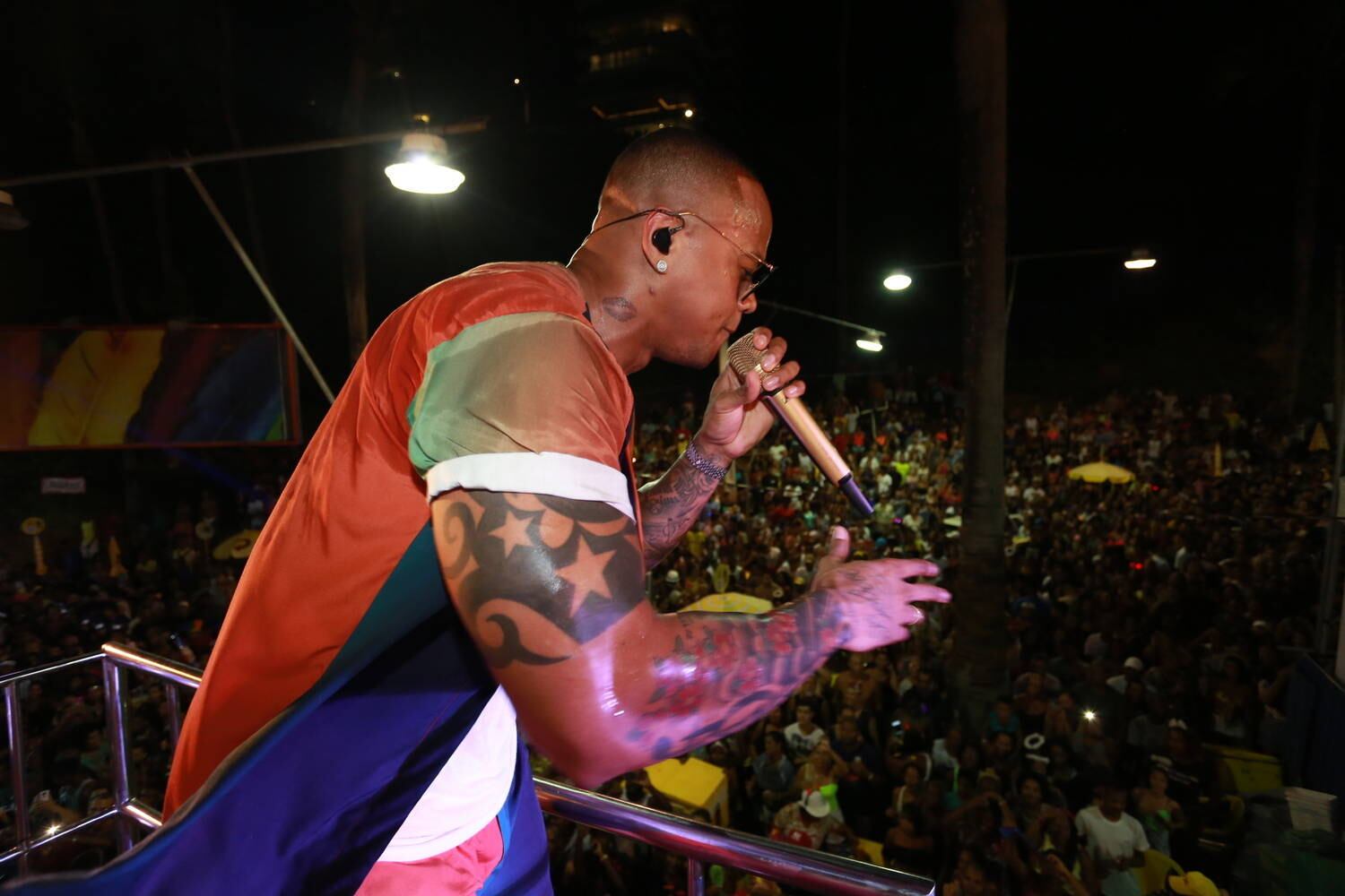 Este é o segundo ano que o cantor comanda o bloco pré-Carnaval 