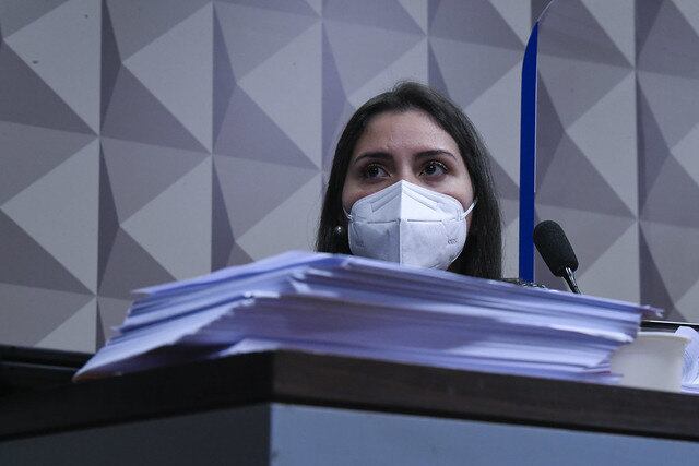 Bruna Morato, advogada de 12 médicos da Prevent Senior, presta depoimento à CPI da Covid-19