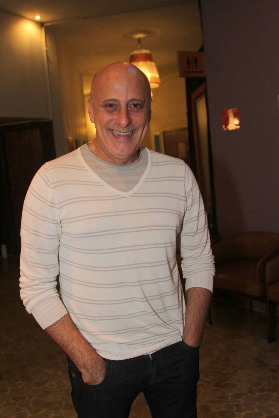 Blota Filho esteve no teatro
